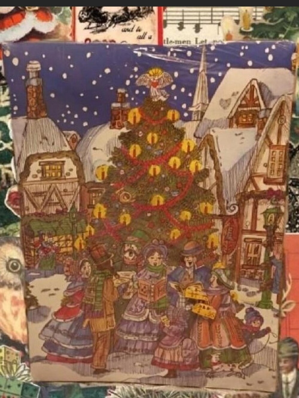 Vintage Christmas 1993 Unopened Pack Of 4 Designer Gift Boxes By Hartin